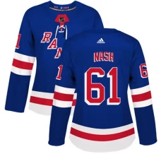 Naisten New York Rangers Rick Nash 61 Pelipaita Sininen Authentic