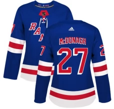 Naisten New York Rangers Ryan McDonagh 27 Pelipaita Sininen Authentic