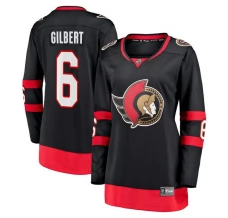 Naisten Ottawa Senators Dennis Gilbert 6 Pelipaita Musta Breakaway Koti