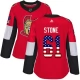 Naisten Ottawa Senators Mark Stone 61 Pelipaita USA Flag Fashion Punainen Authentic