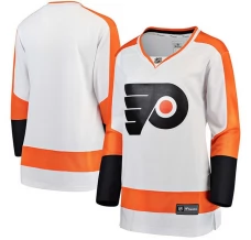 Naisten Philadelphia Flyers Blank Pelipaita Valkoinen Breakaway Vieras