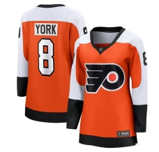 Naisten Philadelphia Flyers Cam York 8 Pelipaita Poltettu Oranssi Breakaway Koti