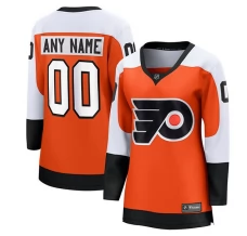 Naisten Philadelphia Flyers Custom Pelipaita Poltettu Oranssi Premier Breakaway Koti