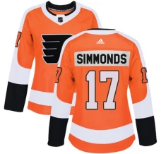 Naisten Philadelphia Flyers Wayne Simmonds 17 Pelipaita Oranssi Authentic