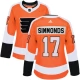 Naisten Philadelphia Flyers Wayne Simmonds 17 Pelipaita Oranssi Authentic