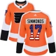 Naisten Philadelphia Flyers Wayne Simmonds 17 Pelipaita USA Flag Fashion Oranssi Authentic