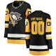 Naisten Pittsburgh Penguins Custom Pelipaita Musta Breakaway Koti