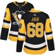 Naisten Pittsburgh Penguins Jaromir Jagr 68 Pelipaita Musta Authentic