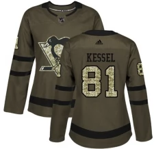 Naisten Pittsburgh Penguins Phil Kessel 81 Pelipaita Camo Green Authentic