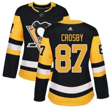 Naisten Pittsburgh Penguins Sidney Crosby 87 Pelipaita Musta Authentic
