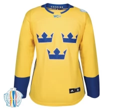 Naisten Ruotsi Blank Pelipaita 2016 World Cup of Hockey Keltainen Authentic