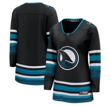 Naisten San Jose Sharks Blank Pelipaita Musta Premier Breakaway Vaihtoehtoinen