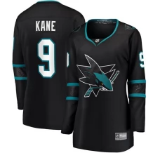 Naisten San Jose Sharks Evander Kane 9 Pelipaita Musta Premier Breakaway Vaihtoehtoinen