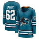 Naisten San Jose Sharks Kevin Labanc 62 Pelipaita Teal Premier Breakaway Koti