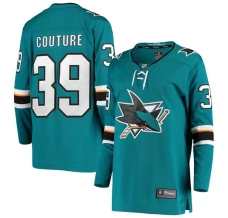 Naisten San Jose Sharks Logan Couture 39 Pelipaita 2021-22 Teal Breakaway Koti