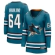 Naisten San Jose Sharks Mikael Granlund 64 Pelipaita Teal Breakaway Koti