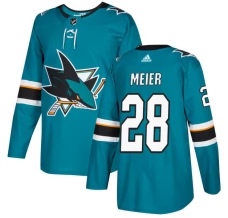 Naisten San Jose Sharks Timo Meier 28 Pelipaita Teal Authentic