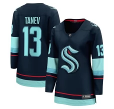 Naisten Seattle Kraken Brandon Tanev 13 Pelipaita Sininen Breakaway Koti