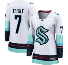 Naisten Seattle Kraken Jordan Eberle 7 Pelipaita Valkoinen Premier Breakaway Vieras