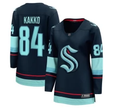 Naisten Seattle Kraken Kaapo Kakko 84 Pelipaita Sininen Breakaway Koti