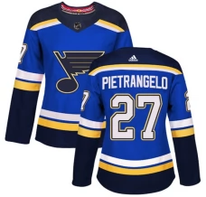 Naisten St. Louis Blues Alex Pietrangelo 27 Pelipaita Sininen Authentic