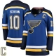 Naisten St. Louis Blues Brayden Schenn 10 Pelipaita Captain Patch Sininen Breakaway Koti