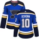 Naisten St. Louis Blues Brayden Schenn 10 Pelipaita Sininen Authentic