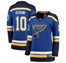 Naisten St. Louis Blues Brayden Schenn 10 Pelipaita Sininen Breakaway Koti
