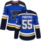 Naisten St. Louis Blues Colton Parayko 55 Pelipaita Sininen Authentic