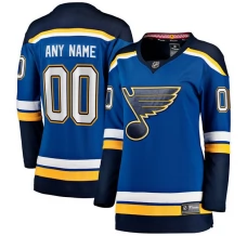 Naisten St. Louis Blues Custom Pelipaita Sininen Breakaway Koti