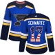 Naisten St. Louis Blues Jaden Schwartz 17 Pelipaita USA Flag Fashion Sininen Authentic
