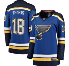Naisten St. Louis Blues Robert Thomas 18 Pelipaita Sininen Breakaway Koti