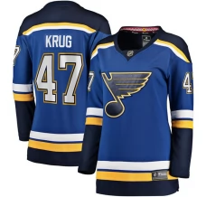 Naisten St. Louis Blues Torey Krug 47 Pelipaita Sininen Breakaway Koti