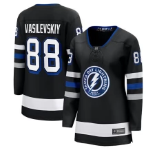 Naisten Tampa Bay Lightning Andrei Vasilevskiy 88 Pelipaita Musta Premier Breakaway Vaihtoehtoinen
