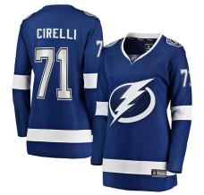 Naisten Tampa Bay Lightning Anthony Cirelli 71 Pelipaita Sininen Breakaway Koti