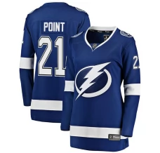 Naisten Tampa Bay Lightning Brayden Point 21 Pelipaita Sininen Breakaway Koti