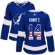 Naisten Tampa Bay Lightning Chris Kunitz 14 Pelipaita USA Flag Fashion Sininen Authentic