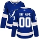 Naisten Tampa Bay Lightning Custom Pelipaita Sininen Authentic