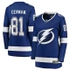 Naisten Tampa Bay Lightning Erik Cernak 81 Pelipaita Sininen Breakaway Koti