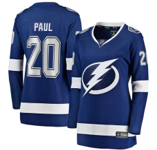 Naisten Tampa Bay Lightning Nicholas Paul 20 Pelipaita Sininen Breakaway Koti