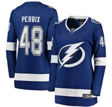 Naisten Tampa Bay Lightning Nick Perbix 48 Pelipaita Sininen Breakaway Koti