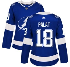 Naisten Tampa Bay Lightning Ondrej Palat 18 Pelipaita Sininen Authentic