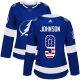 Naisten Tampa Bay Lightning Tyler Johnson 9 Pelipaita USA Flag Fashion Sininen Authentic