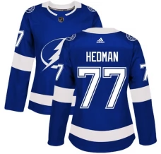 Naisten Tampa Bay Lightning Victor Hedman 77 Pelipaita Sininen Authentic