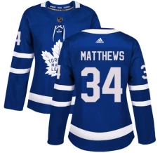 Naisten Toronto Maple Leafs Auston Matthews 34 Pelipaita Sininen Authentic