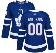 Naisten Toronto Maple Leafs Custom Pelipaita Sininen Authentic