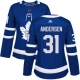Naisten Toronto Maple Leafs Frederik Andersen 31 Pelipaita Sininen Authentic