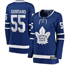 Naisten Toronto Maple Leafs Mark Giordano 55 Pelipaita Sininen Breakaway Koti