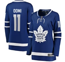 Naisten Toronto Maple Leafs Max Domi 11 Pelipaita Sininen Breakaway Koti