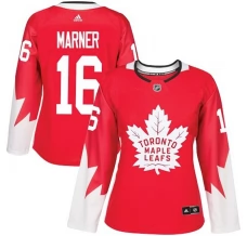 Naisten Toronto Maple Leafs Mitchell Marner 16 Pelipaita Punainen Authentic Vaihtoehtoinen